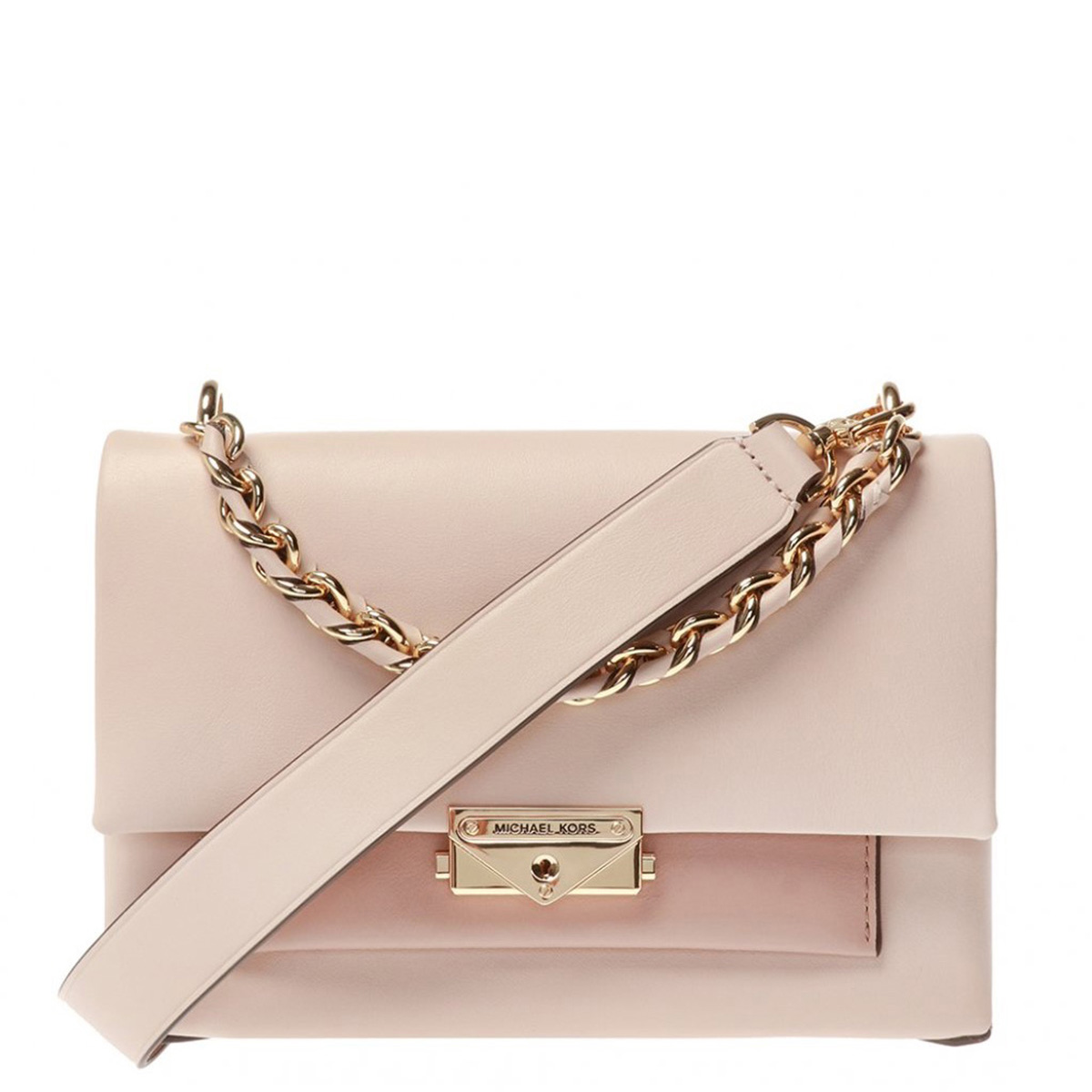 MICHAEL KORS MICHAEL KORS PINK LADIES CECE MEDIUM LEATHER SHOULDER BAG