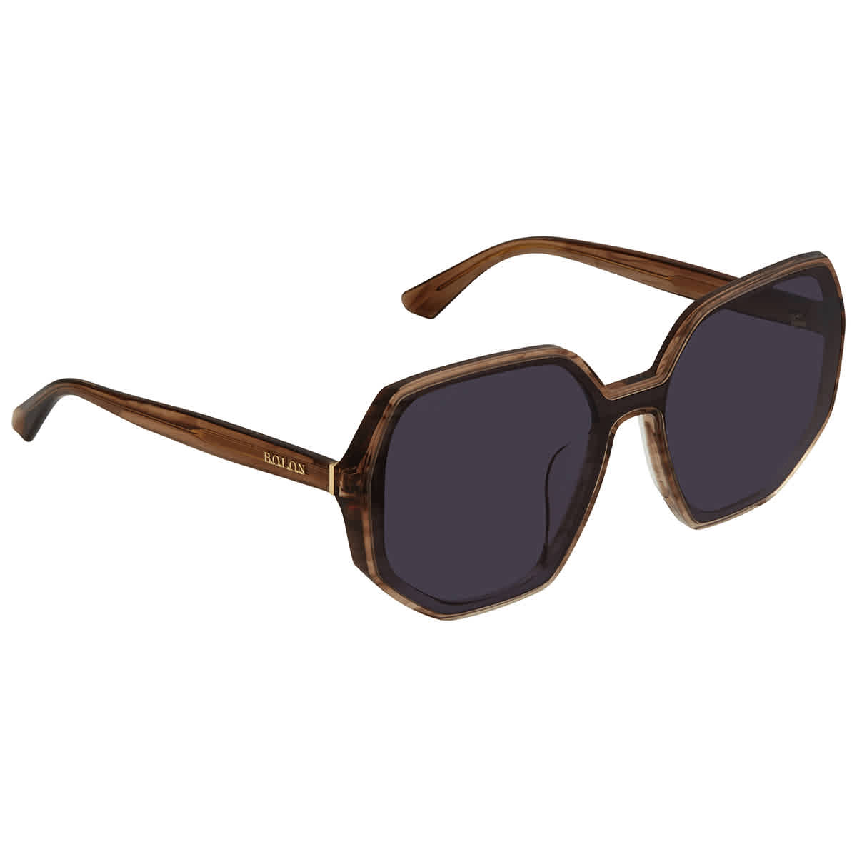 Bolon Jackie Purple- Grey Ladies Sunglasses Bl3025a2060 In Brown,grey,purple