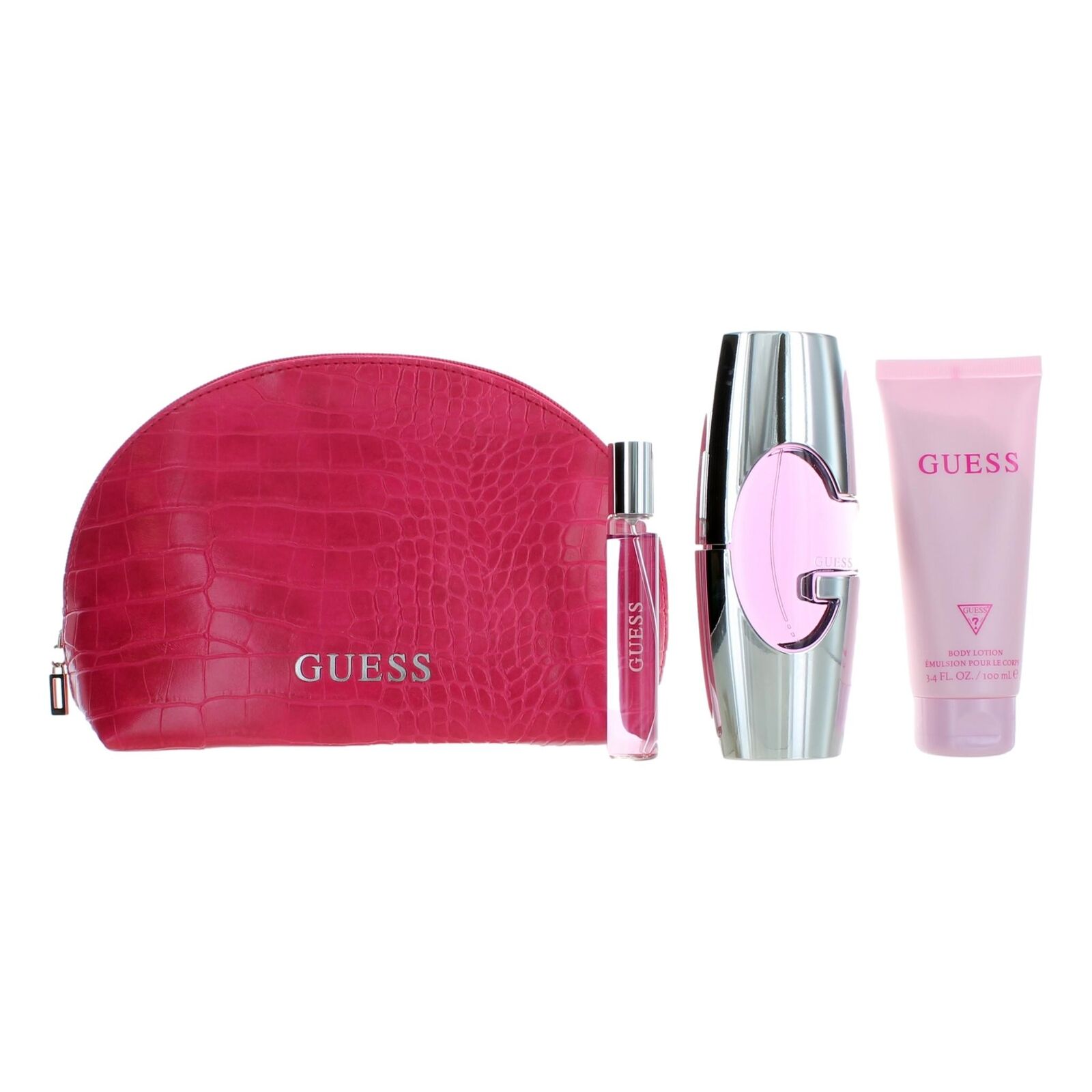 Guess Ladies Pink Spray Gift Set Fragrances 085715329363 In Red   / Green / Pink