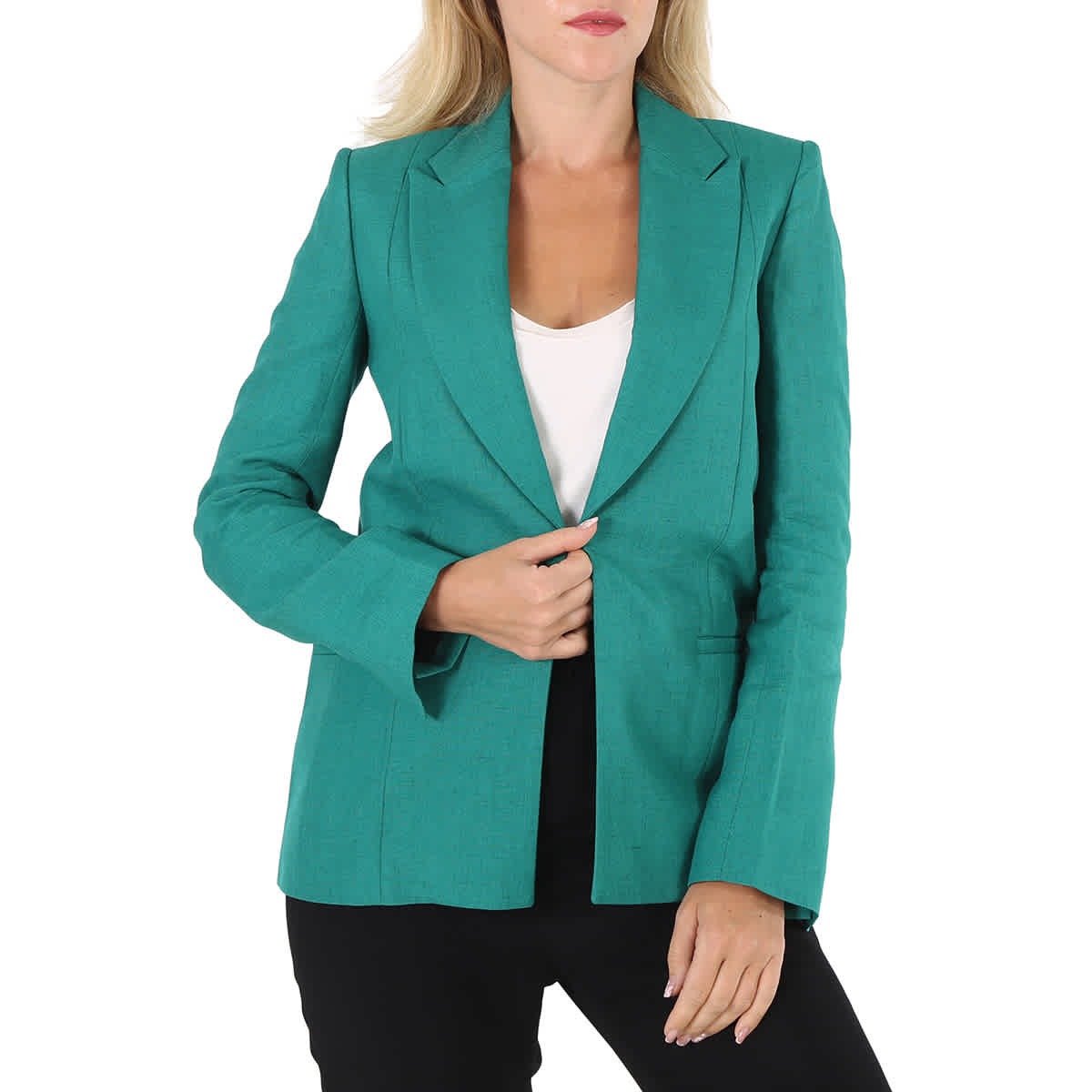 Victoria Beckham Ladies Green Slim Jacket