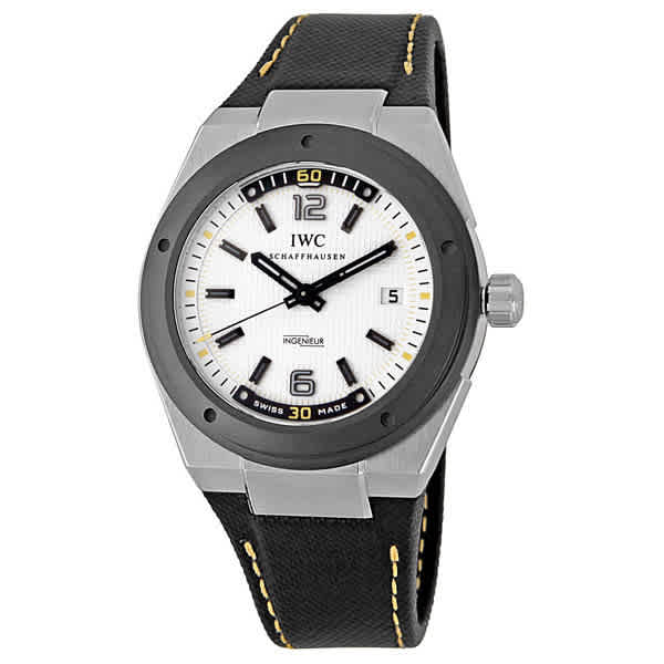 Iwc Schaffhausen Ingenieur Automatic Climate Action Limited Edition Mens Watch 3234-02 In Black / Blue / Skeleton / White / Yellow