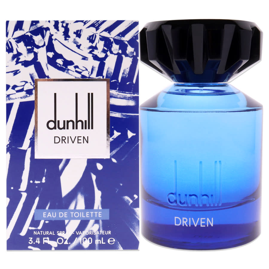 Alfred Dunhill Dunhill Mens Driven Blue Edt Spray 3.4 oz Fragrances 085715807755 In Black,blue,green,orange