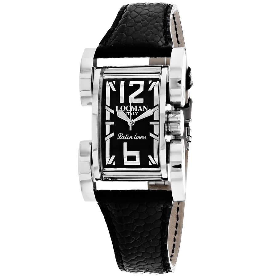 Shop Locman Latin Lover Quartz Black Dial Ladies Watch 502bk/bk