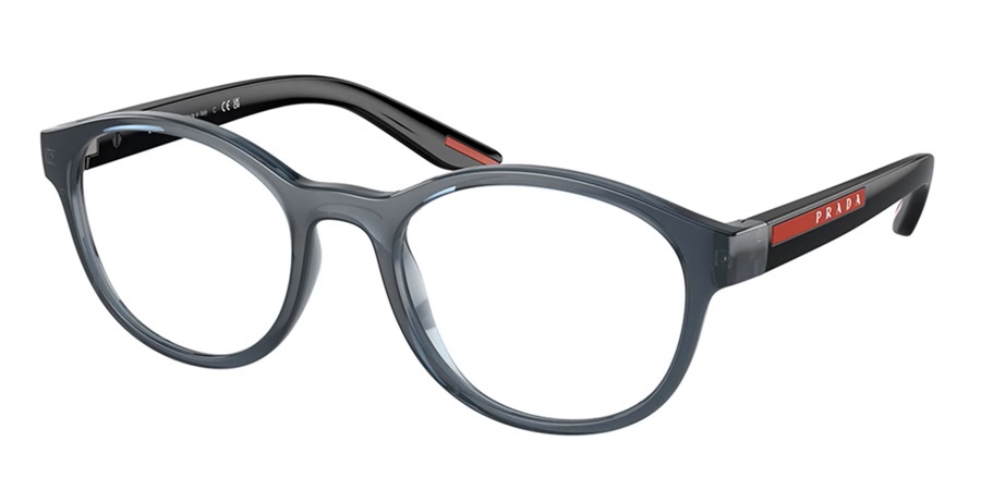 Prada Linea Rossa Demo Oval Mens Eyeglasses PS 07PV CZH1O1 53
