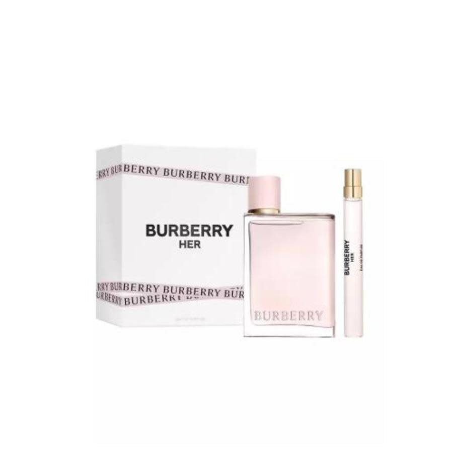 Burberry Ladies Her Gift Set Fragrances 3616304254437 In Berry / Black