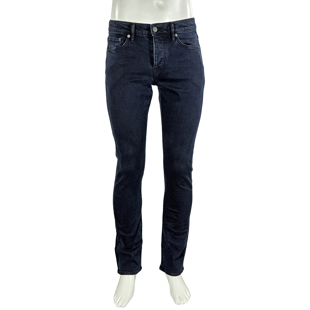 Burberry Dark Indigo Straight Fit Jeans In Purple