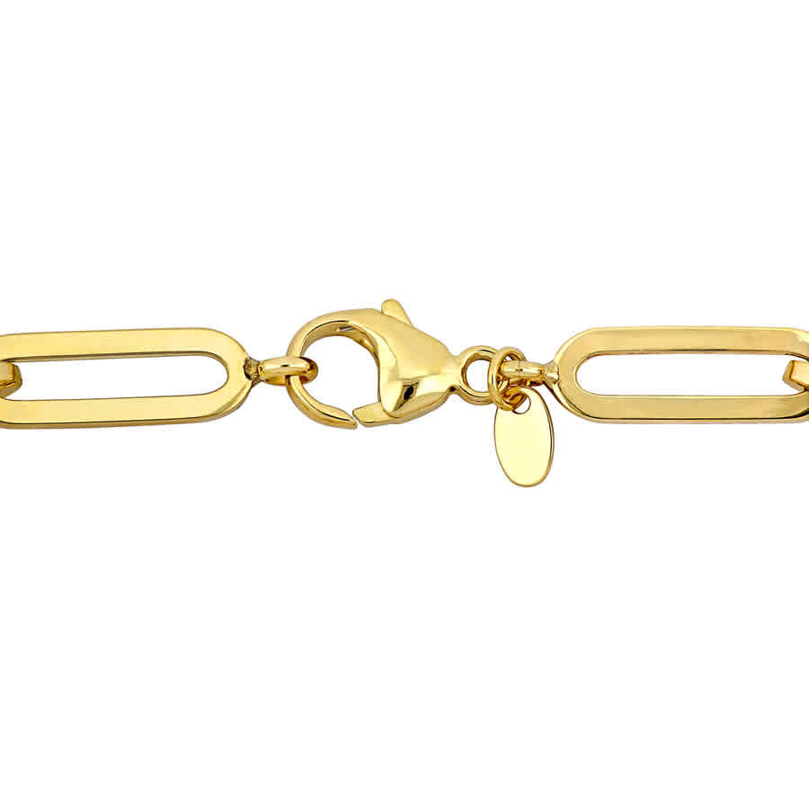 Shop Amour Oval Link Bracelet In 14k Yellow Gold - 8 In.