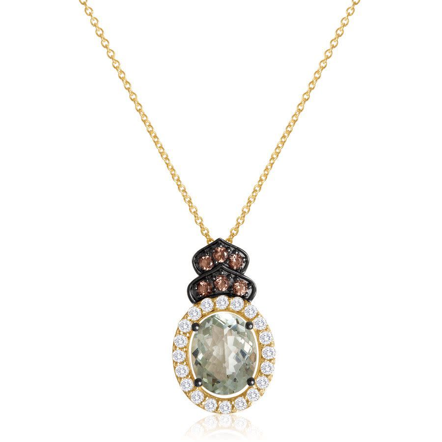 Le Vian Ladies' Semi Precious Fashion Pendant In 14k Green