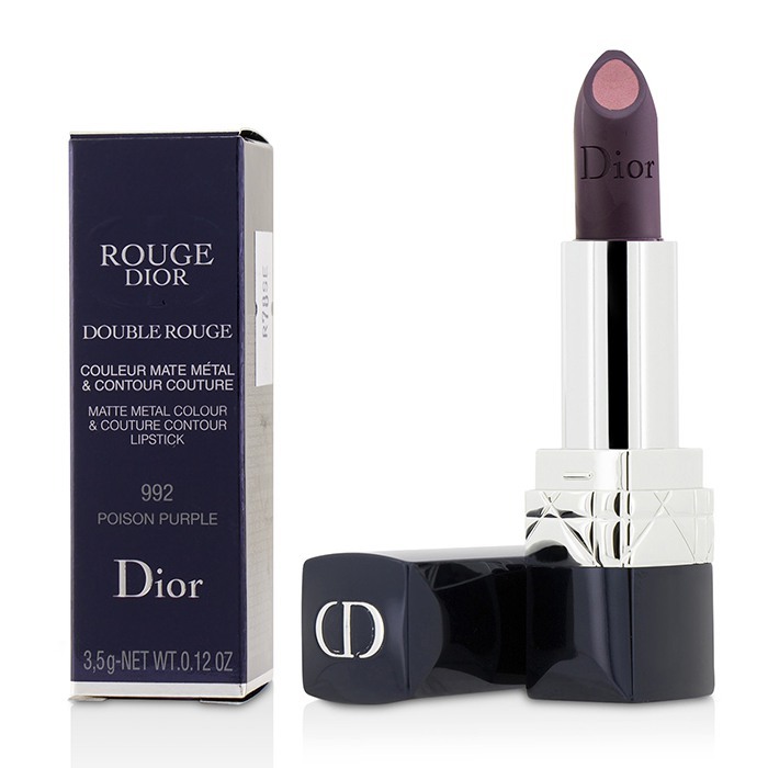 Dior Rouge  Matte Metal Color Lipstick - # 992 Poison Purple 3.5g/0.12oz