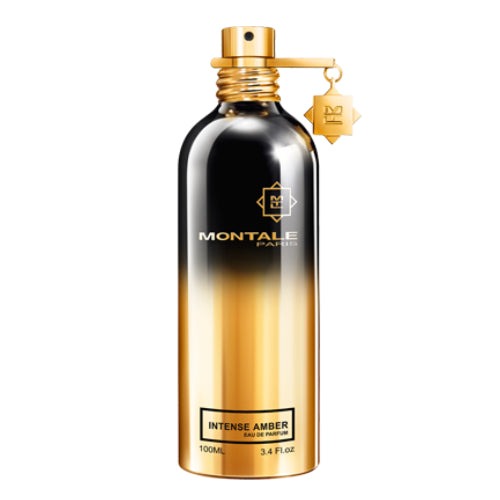 Montale Unisex Intense Amber Edp Spray 3.3 oz Fragrances 3760260454148 In Amber / Rose Gold / White