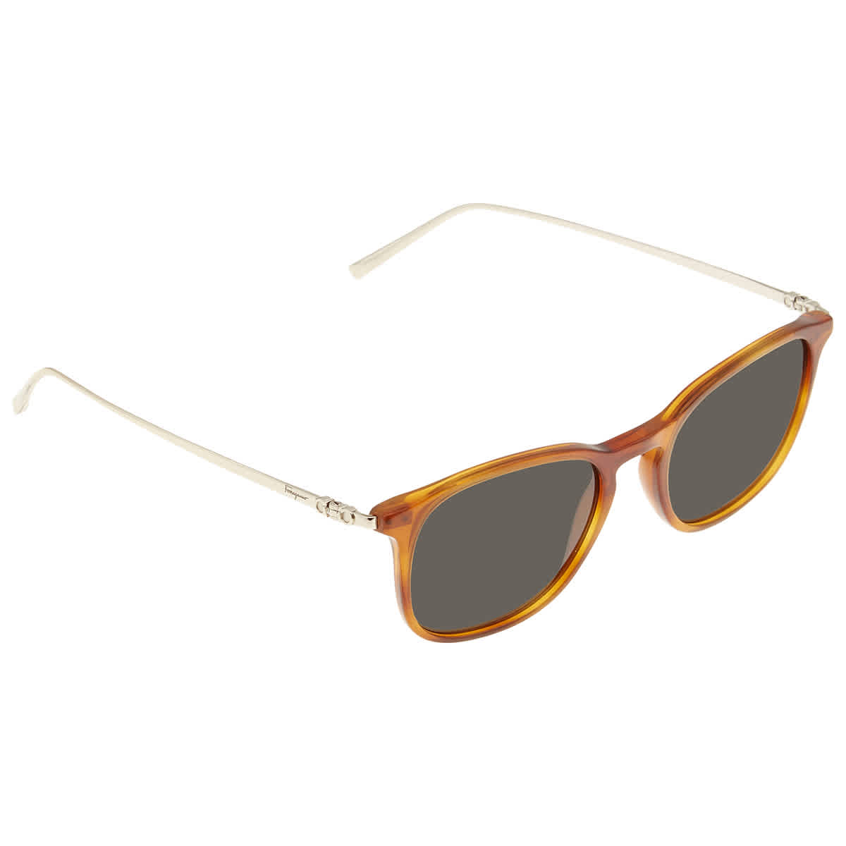Ferragamo Grey Square Sunglasses Sf2846s 212 53 In Grey,tortoise