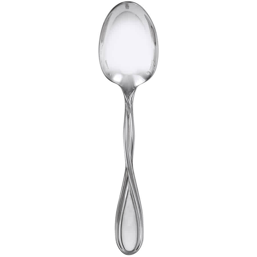 Christofle Sterling Silver Galea Dessert Spoon 1412-014 In Silver