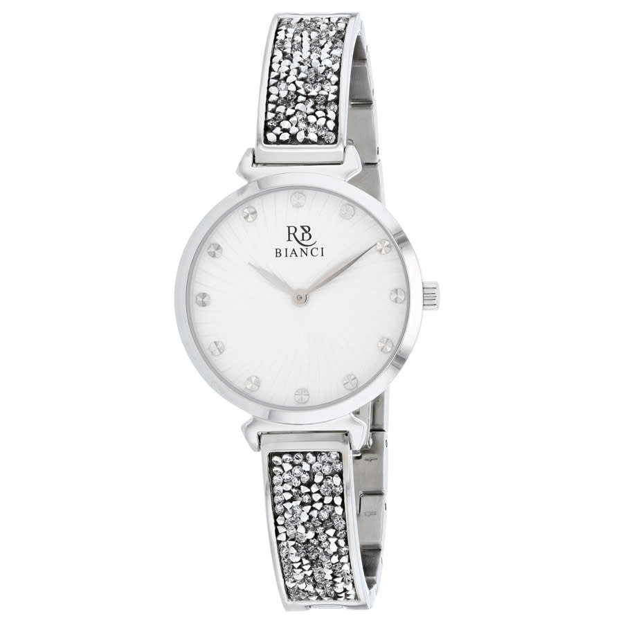 Roberto Bianci Brillare Quartz White Dial Ladies Watch Rb0200 In White