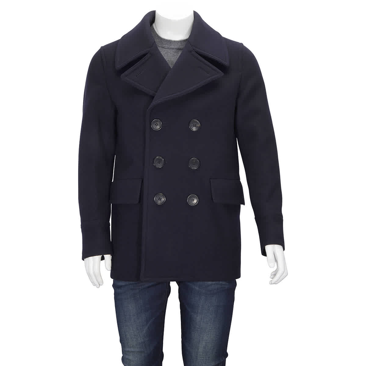 burberry mens pea coat