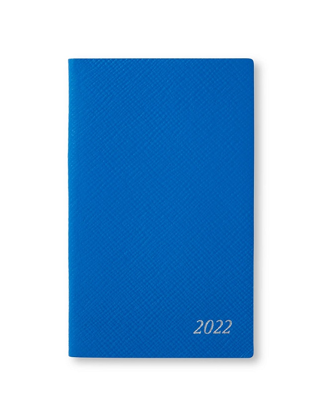 Smythson 2022 Panama Diary With Pocket In Lapis