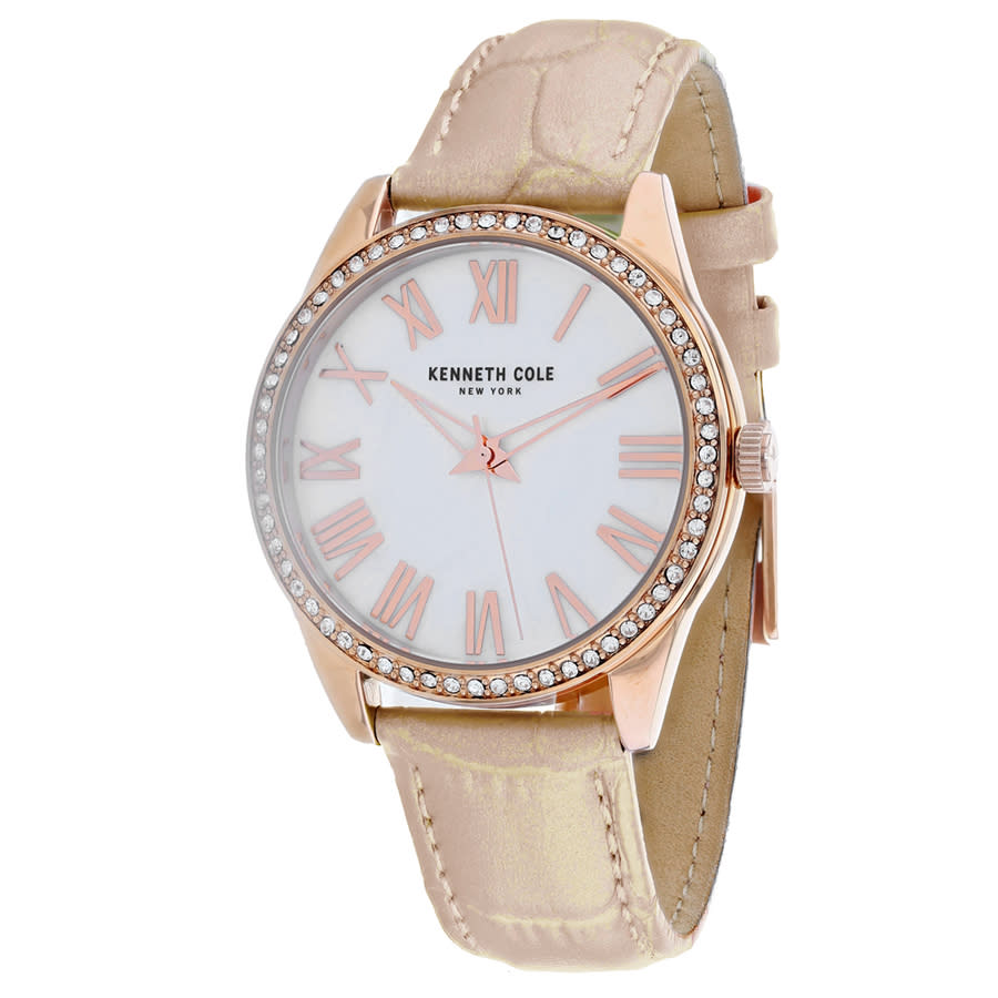 Shop Kenneth Cole Classic Mother Of Pearl Dial Ladies Watch Kc50941003 In Mop / Mother Of Pearl