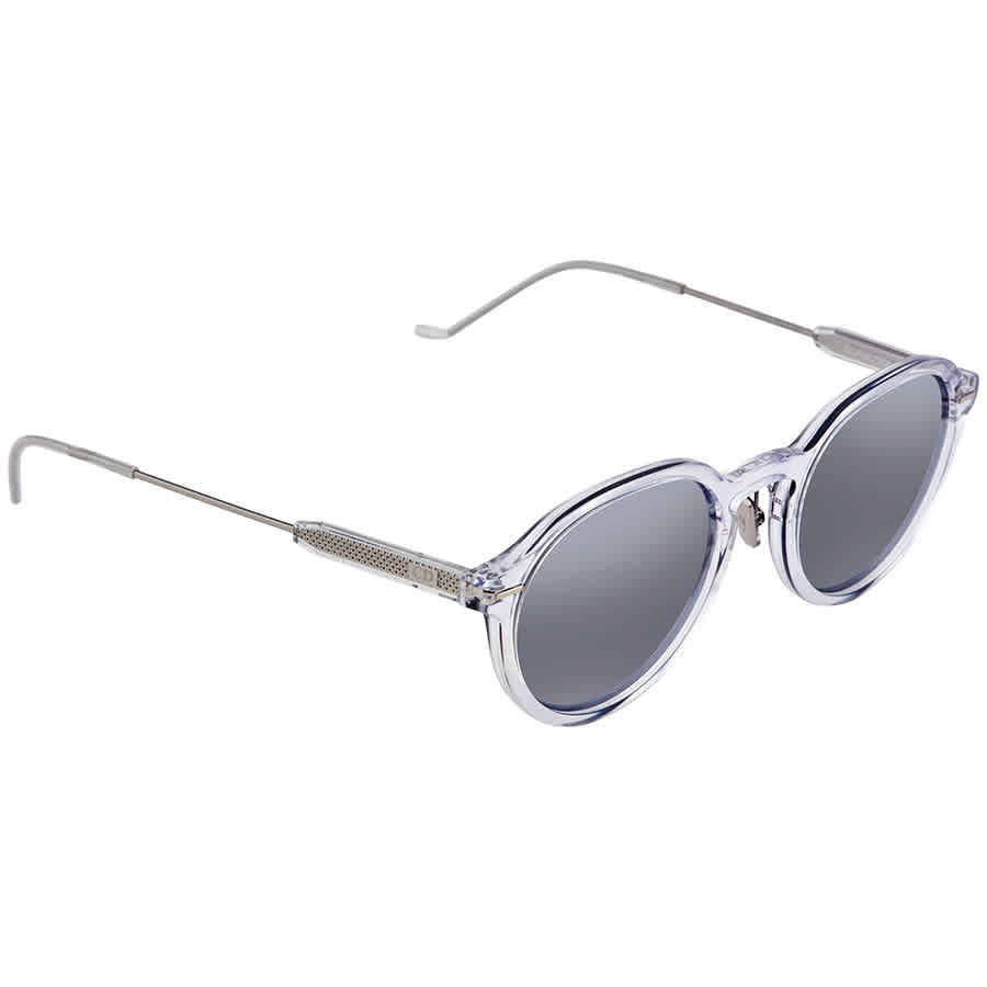 Dior Motion Sup Silver Mirror Round Mens Sunglasses Motion2 900/dc 50 In Silver Tone