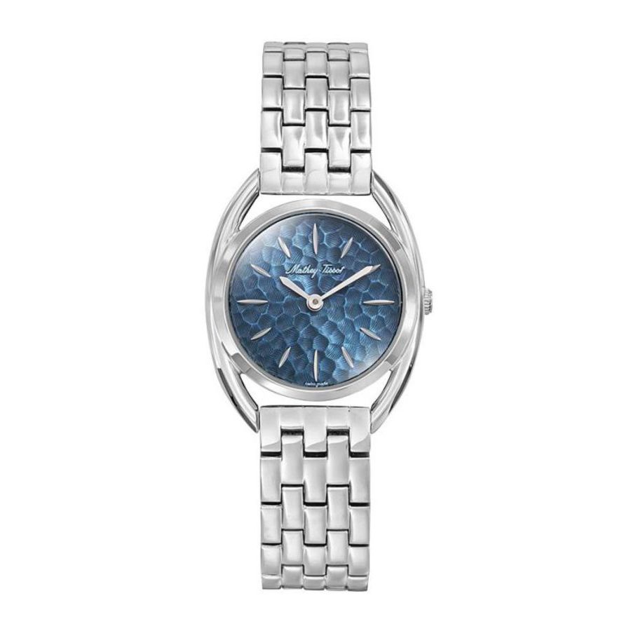 Mathey-tissot Saphira Quartz Blue Dial Ladies Watch D933abu