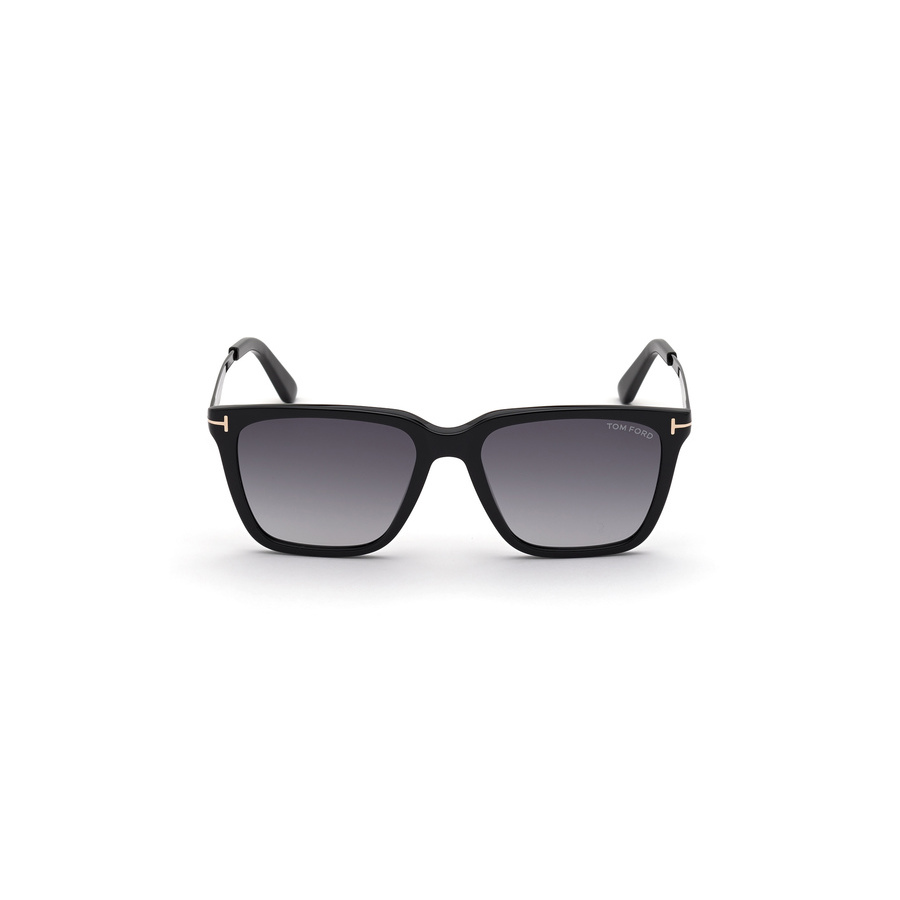 Tom Ford Garrett Ft0862 01b Square Sunglasses In Black,grey