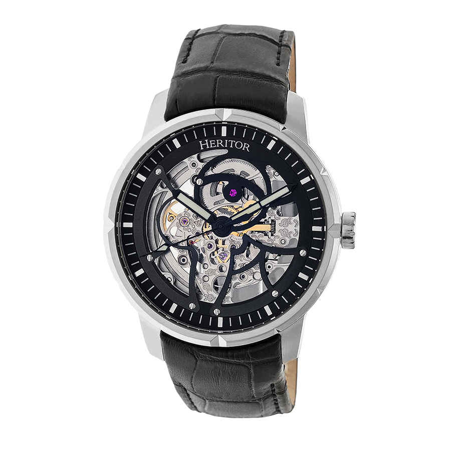 HERITOR RYDER AUTOMATIC SKELETON DIAL MENS WATCH HR4602