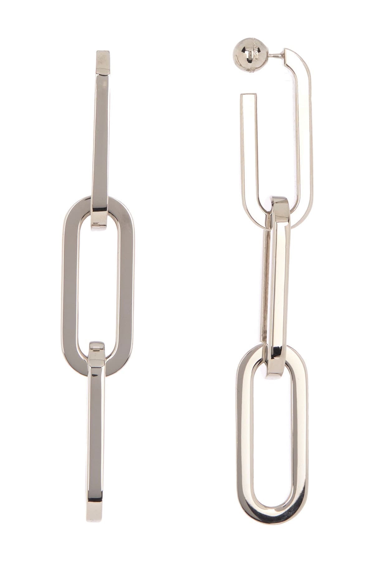 BURBERRY LADIES CHAIN LINK DROP EARRINGS