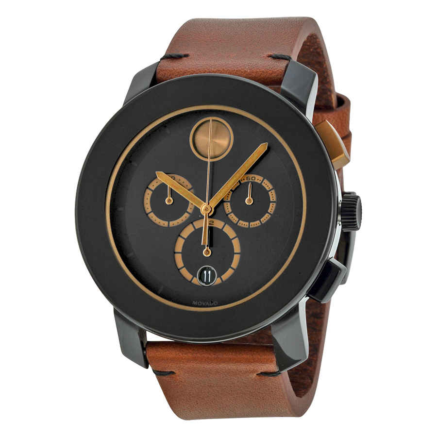 Movado Bold Chronograph Black Dial 