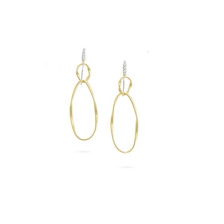 Marco Bicego Marrakech Onde Earrings Og369-a B Yw M5 In Yellow