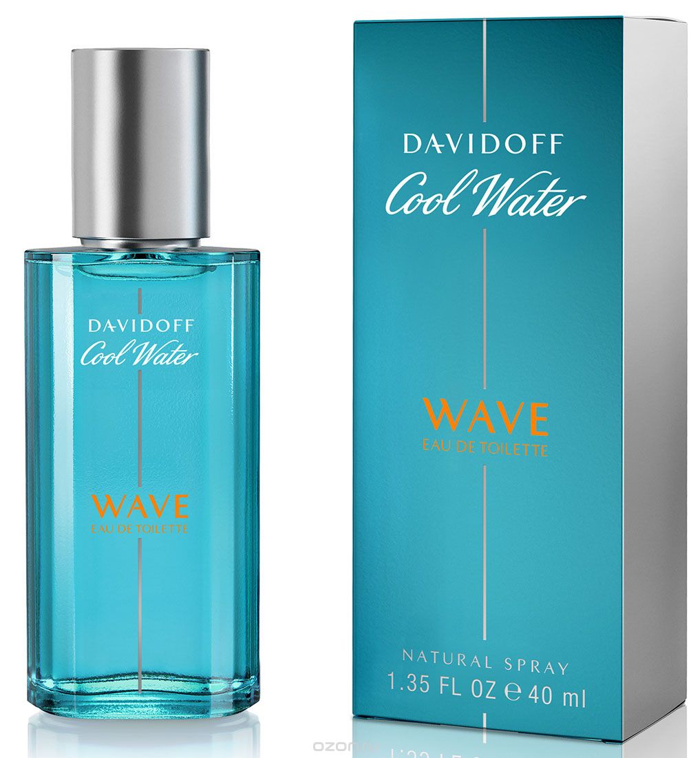 Davidoff Cool Water Wave / Edt Spray 1.35 oz (40 Ml) (w) In Blue
