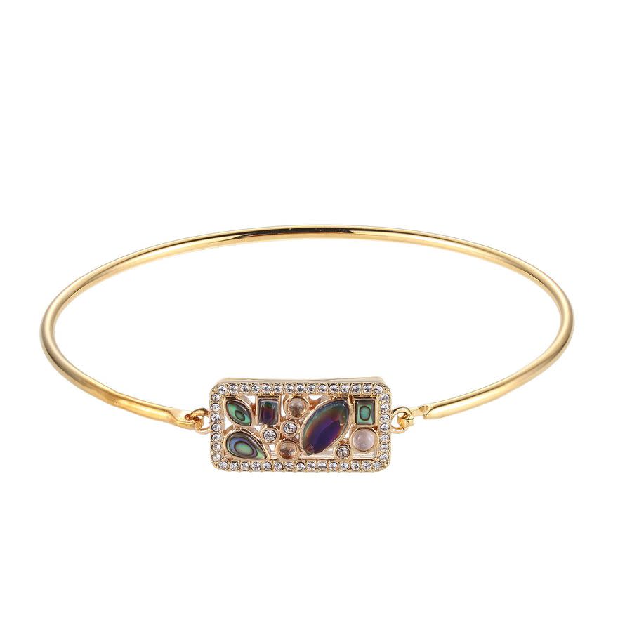 925 COUTURE 18K GOLD & FINE SILVER PLATED BRONZE