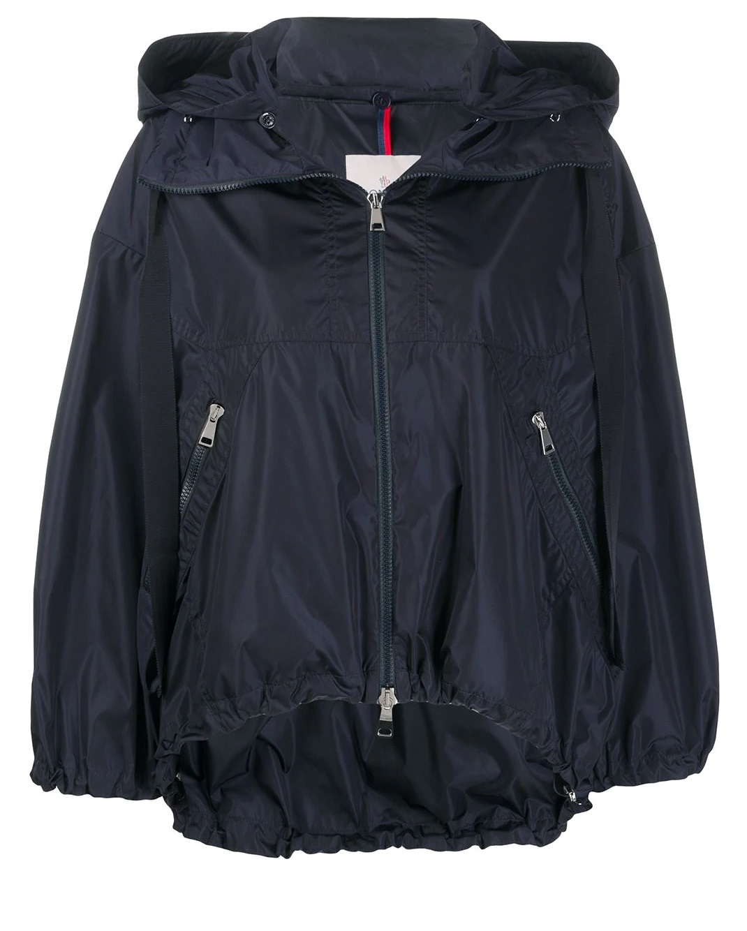 Moncler Ladies Terre Short Parka In Dark Blue