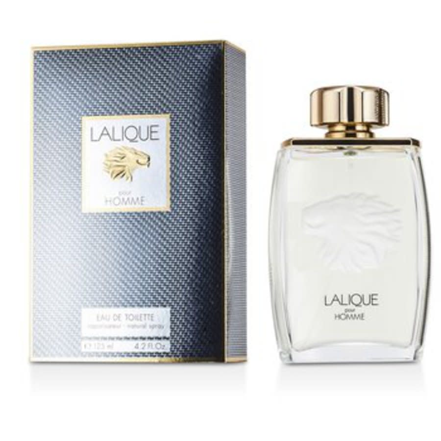 Lalique Pour Homme /  Edt Spray 4.2 oz (m) In Amber / Lavender