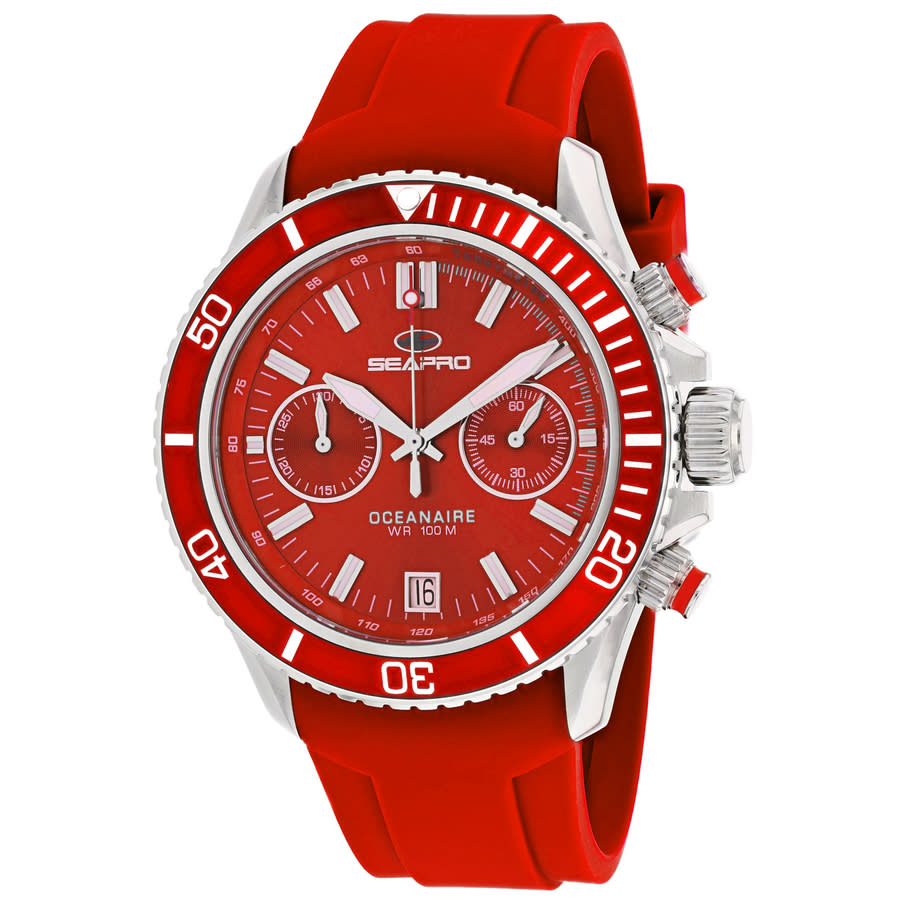 SEAPRO SEAPRO THRASH RED DIAL MEN'S WATCH SP0336