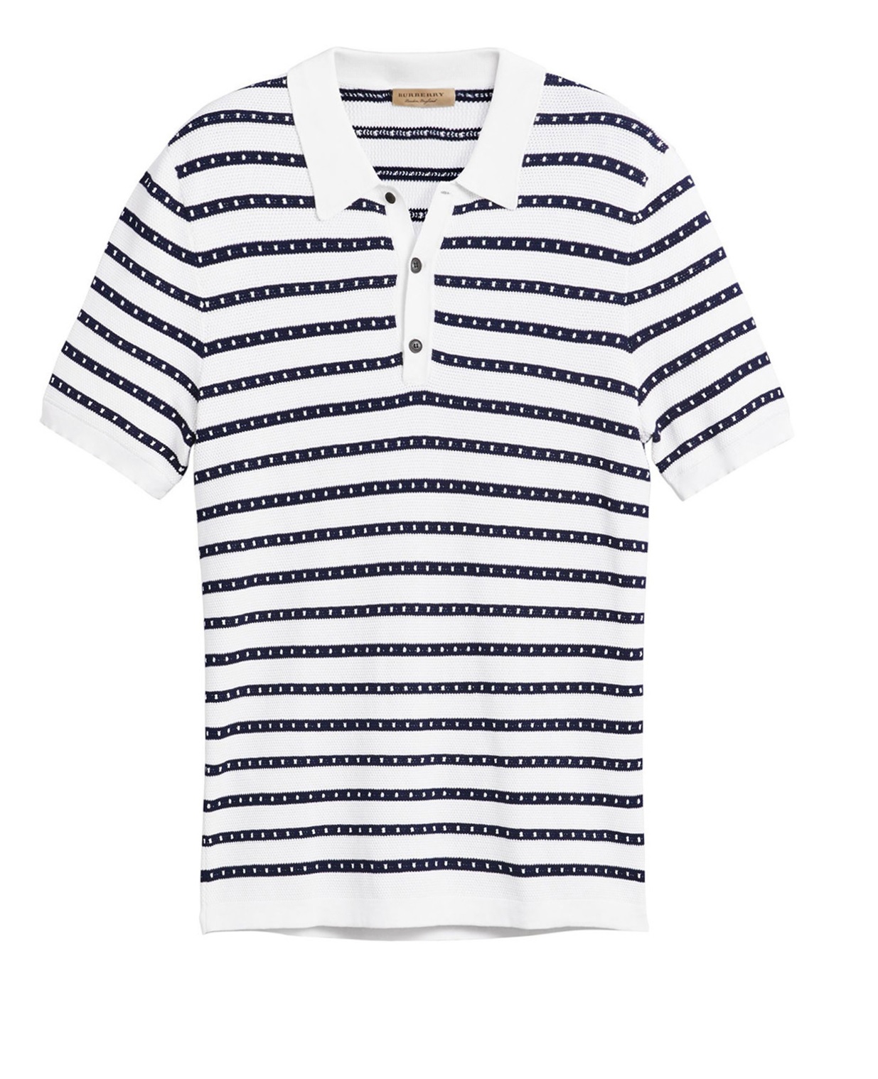 burberry striped polo