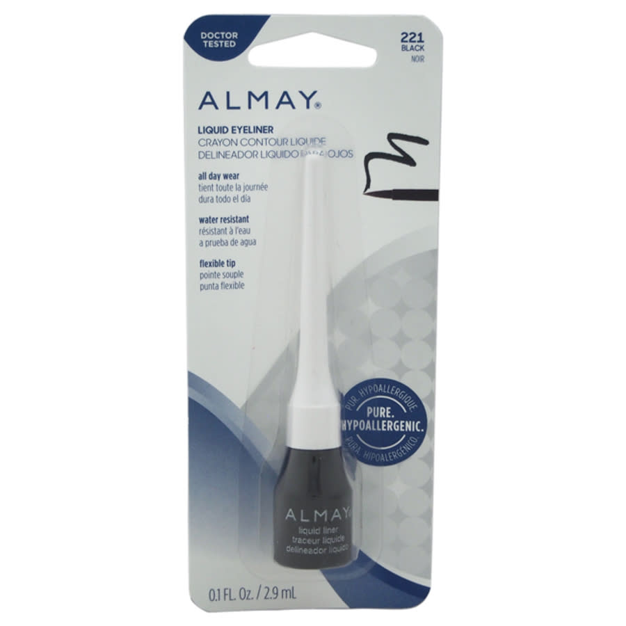 Click to view more detailed imagery on our partner's website Almay Liquid Eyeliner # 221 Black Noir By For Women - 0.1 oz Eyeliner