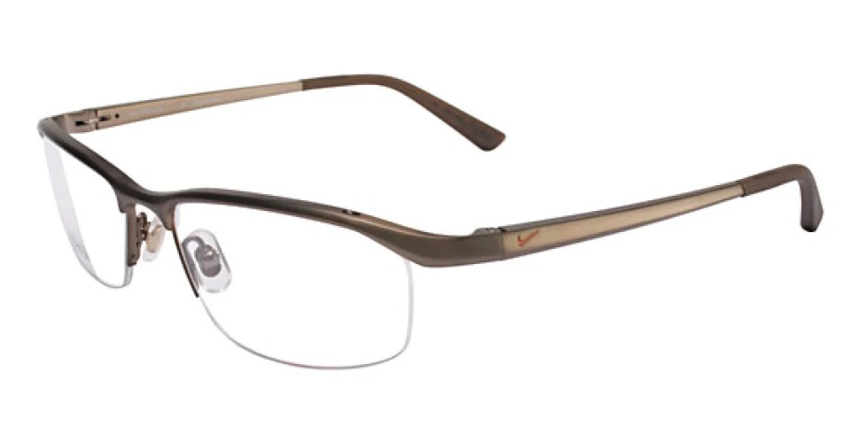 Nike Demo Oval Mens Eyeglasses 6037 259 53 In Brown