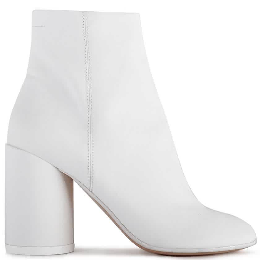 white block booties