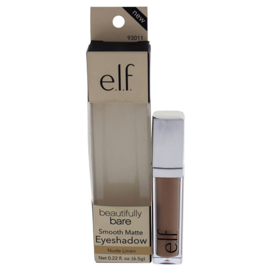 E.l.f. Beautifully Bare Smooth Matte Eyeshadow - Nude Linen By  For Women - 0.22 oz Eyeshadow In Beige