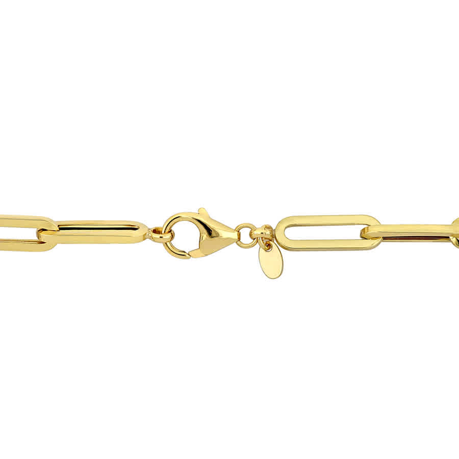 Amour 6.5mm Oval Link Chain Necklace In 10k Yellow Gold - 16.5 In In Yellow