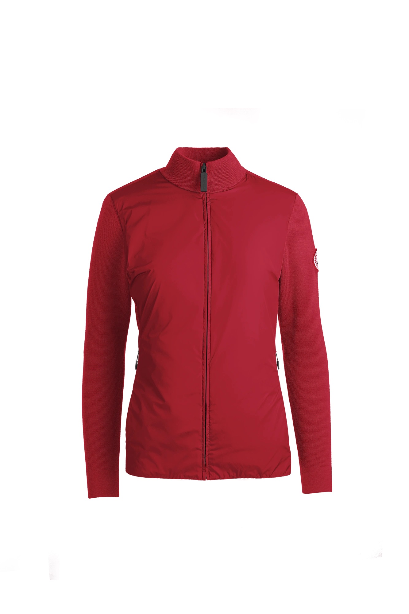 Canada Goose Windbridge Zip Front Sweater Jacket In Red