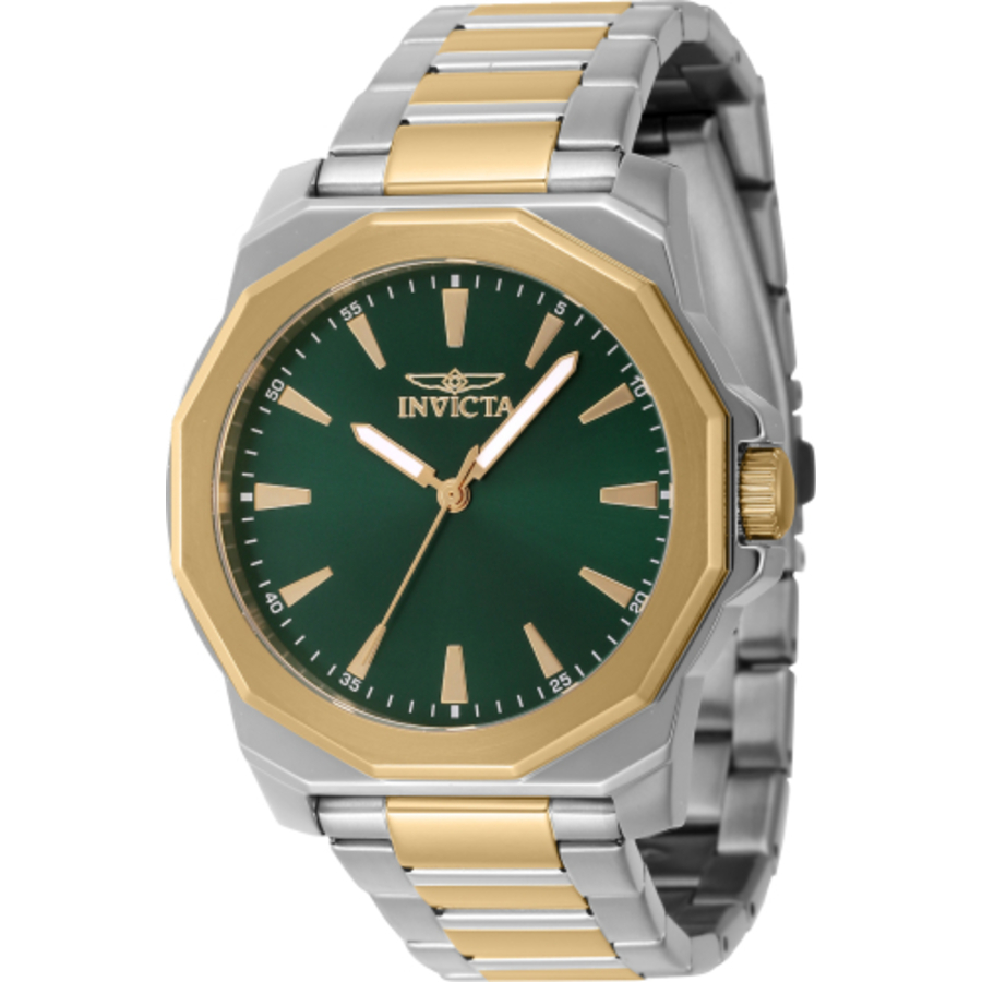 Invicta Speedway Quartz Green Dial Mens Watch 46836