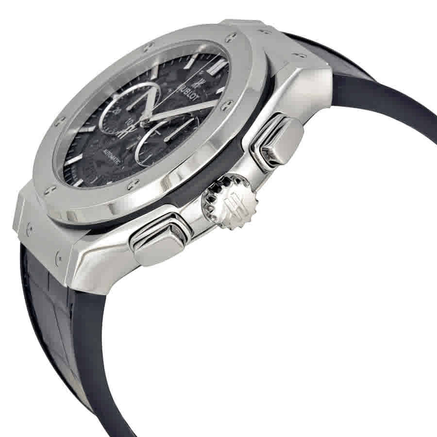 Shop Hublot Classic Fusion Chronograph Skeleton Dial Men's Watch 525.nx.0170.lr In Black / Grey / Skeleton