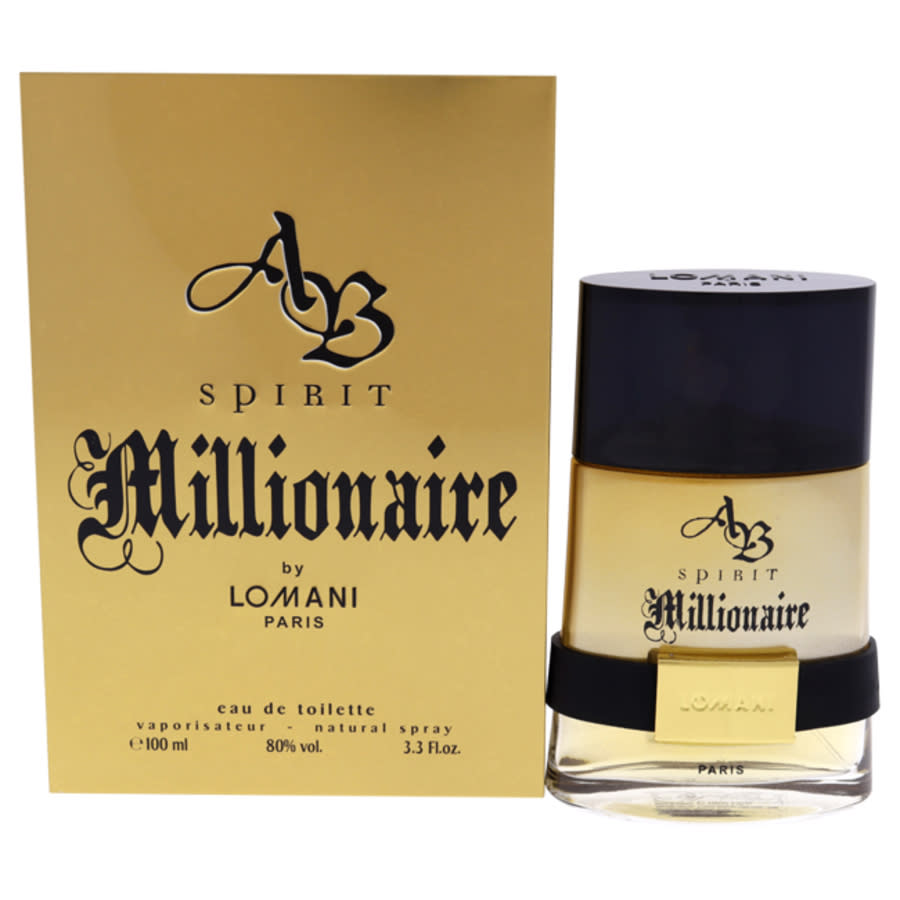 Lomani Ab Spirit Millionaire By  For Men Eau De Toilette Spray For Men In Green / White