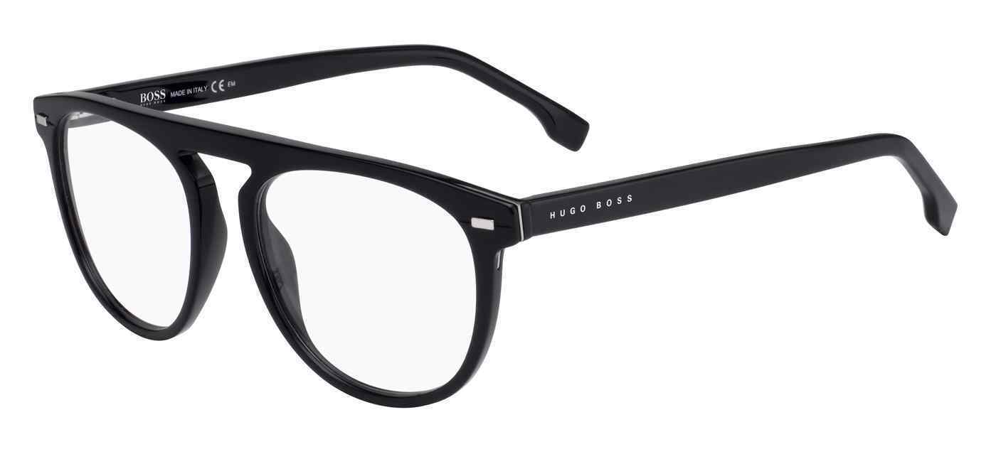 Hugo Boss Demo Browline Mens Eyeglasses Boss 1129 0807 54 In Black