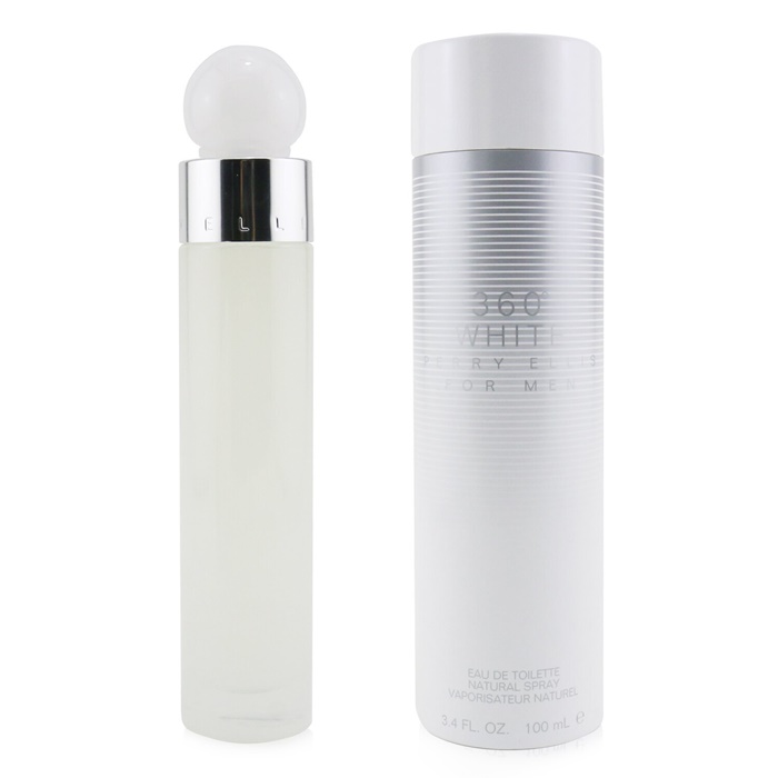 Perry Ellis 360 White For Men By Eau De Toilette Spray 3.4 oz (m) In White