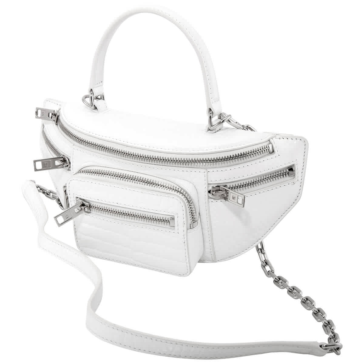 Alexander Wang T T By Alexanderwang White Attica Small Tote Bag