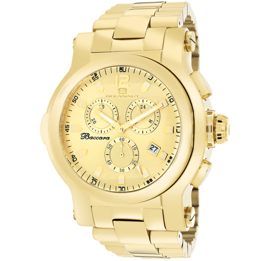 OCEANAUT OCEANAUT BACCARA XL GOLD-TONE DIAL MEN'S WATCH OC0824