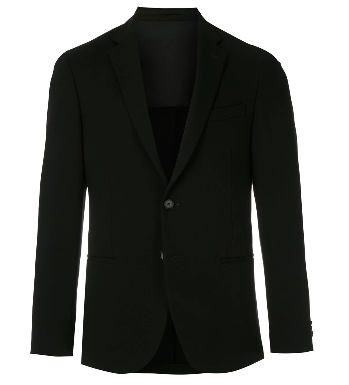 Hugo Boss Mens Black Slim-fit Stretch Jersey Blazer
