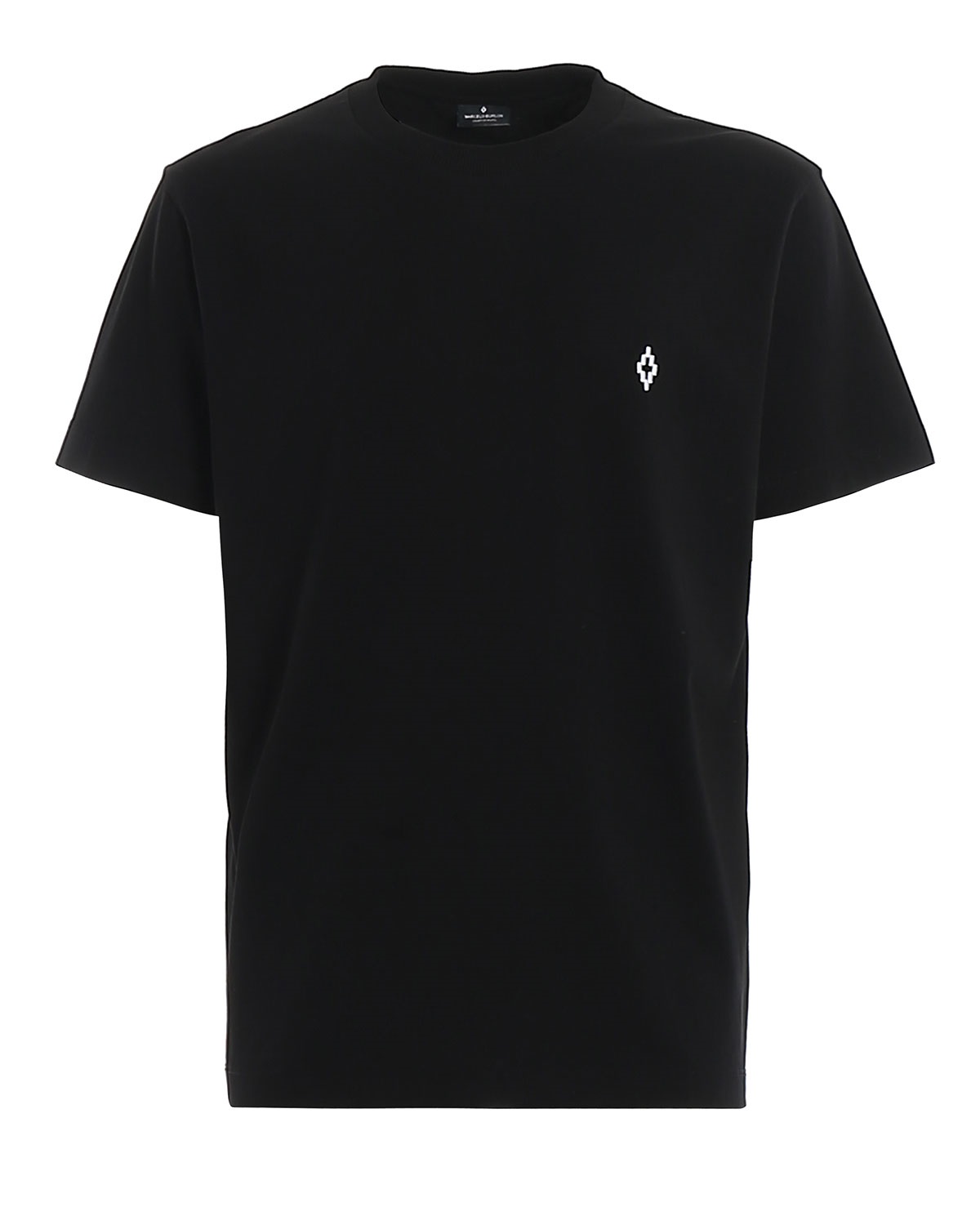 Marcelo Burlon County Of Milan Embroidered Cross Logo T-shirt In Black,white