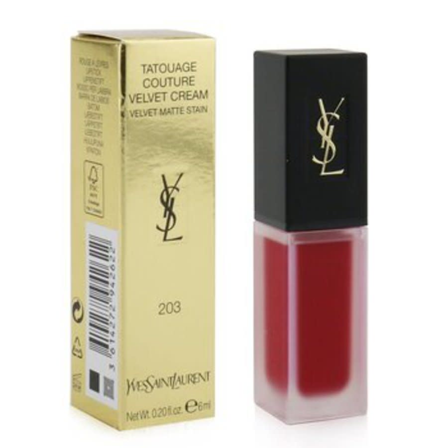 SAINT LAURENT - TATOUAGE COUTURE VELVET CREAM VELVET MATTE STAIN - # 203 ROSE DISSIDENT 6ML/0.2OZ