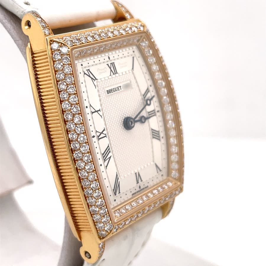 Pre-owned Breguet Heritage Ladies Automatic Watch 8671 In Black / Gold / Gold Tone / Silver / White / Yellow